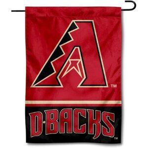 NEW Arizona Diamondbacks Double Sided Garden Flag 2023‎ World Series MLB